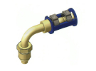 Raccord burgaclip 90&deg; ORING MALE DETENDEUR