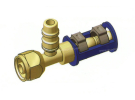 Raccord burgaclip Droit ORING FEMELLE + PP R134a