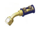 Raccord burgaclip 45&deg; ORING FEMELLE