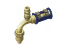 Raccord burgaclip 90&deg; ORING MALE DETENDEUR +PP R134a