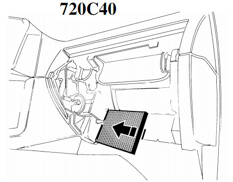 Filtre habitacle NISSAN JUKE - RENAULT FLUENCE Localisation du filtre habitacle et procédure de montage