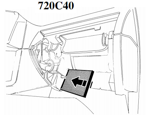 Localisation du filtre habitacle et procédure de montage