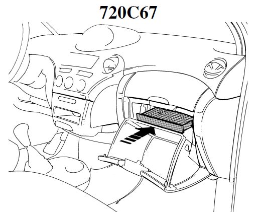 720C67 Filtre habitacle
