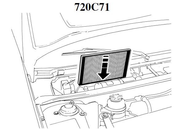 720C71 Filtre habitacle