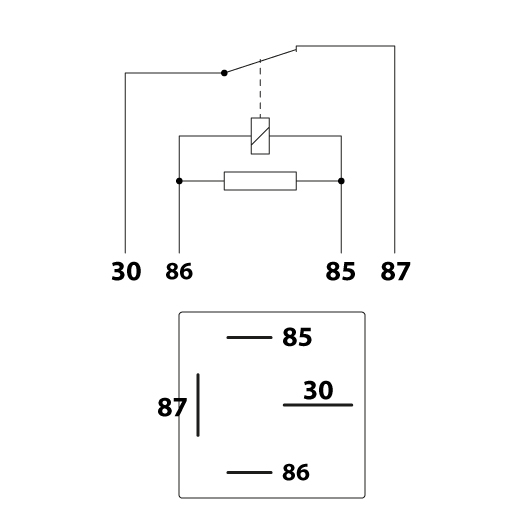 Schema electrique et detail position broches