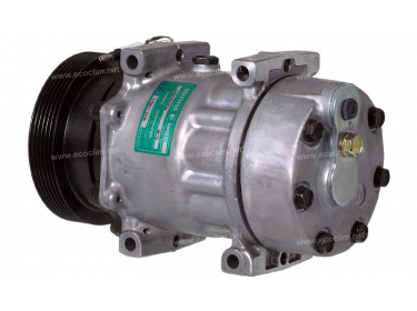 Compresseur Sanden Fixe R134a SD7H15 TYPE : SD7H15 | 7700111036 | 1201641 - 675132 - 699092 - 8075 - 8075E - 8075F - C8807358A - CP18015 - S8075 - U8075