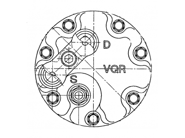 Compressor Sanden Variable SD7V16 TYPE : SD7V16 | 1067110 - 7M0820803C | 1138 - 1138E - 1138F - 1163 - 1163E - 1163F - 1201750 - 12017500 - 12017501 - 12017502 - 12017503 - 12017504 - 12017505 - 12017506 - 12017507 - 12017508 - 12017509 - 32228G - 68523 - 699115 - 89040 - 920.20259 - C8807410 - FDK267 - S1138 - S1163 - U1138 - U1163