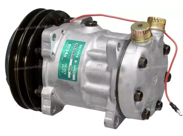 Compresseur Sanden Fixe R134a SD7H15 TYPE : SD7H15 | 5596223 - 6259932 - 6259940 - 7700037805 | 1012-53011 - 20-07975 - 78555 - 7975N - 7975NE - 7975NF - CP025 - S7975N - U7975N