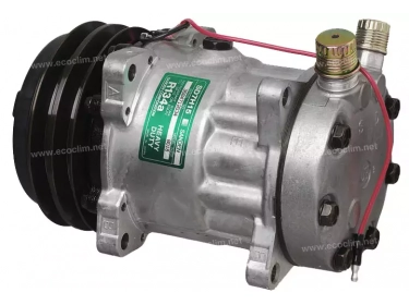 Compresseur Sanden Fixe R134a SD7H15 TYPE : SD7H15 | 11444184 - 3269930 - 9385600 | 20-07867 - 5800011 - 6036 - 6036E - 6036F - 8018 - 8018E - 8018F - 8258 - 8258E - 8258F - C8807422A - CD056 - S6036 - S8018 - S8258 - U6036 - U8018 - U8258