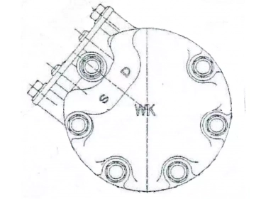 Compresseur Sanden Fixe R134a SD7H15 TYPE : SD7H15 | 1376999 | 40405090 - 6025 - 6025E - 6025F - 7848 - 7848E - 7848F - 7981 - 7981E - 7981F - C8807364A - S6025 - S7848 - S7981 - U6025 - U7848 - U7981