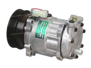 Compressor Sanden Variable SD7V16 TYPE : SD7V16 | 3880PSTG20 - JPB100680 - JPB100770 | 1011 - 1011E - 1011F - 1016 - 1016E - 1016F - 58713 - 699720 - C8807443A - CP19001 - S1011 - S1016 - U1011 - U1016