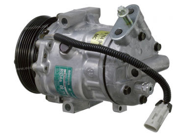 Compressor Sanden Variable SD6V08 TYPE : SD6V08 | 6854021 - 9114942 | 1511 - 1511E - 1511F - 1550 - 1550E - 1550F - 58726 - 699309 - C8807367A - S1511 - S1550 - U1511 - U1550