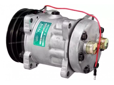 Compresseur Sanden Fixe R134a SD7H15 TYPE : SD7H15 | 05579237 - 71379601 - 85812377 - 9704118 - 98462948 | 4617 - 4617E - 4617F - 4646 - 4646E - 4646F - 50-8019 - 509-5661 - 5800012 - 7877 - 7877E - 7877F - 8019 - 8019E - 8019F - 8125 - 8125E - 8125F - S4617 - S4646 - S7877 - S8019 - S8125 - U4617 - U4646 - U7877 - U8019 - U8125