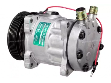 Compresseur Sanden Fixe R134a SD7H15 TYPE : SD7H15 | 82008688 - 82016157 | 78565 - 7865 - 7865E - 7865F - 8026 - 8026E - 8026F - 8229 - 8229E - 8229F - CP082 - S7865 - S8026 - S8229 - U7865 - U8026 - U8229