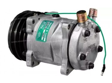 Kompressor Sanden Fest R134a SD5H14 TYPE : SD5H14 | 015550508 - 4120-01-555-0508 - 4120015550508 - 425-963-A230 | 20-10183 - 32799G - 4507 - 4507E - 4507F - 509-436 - 5800029 - 5801 - 5801E - 5801F - 6627 - 6627E - 6627F - 6665 - 6665E - 6665F - C8807283A - S4507 - S5801 - S6627 - S6665 - U4507 - U5801 - U6627 - U6665