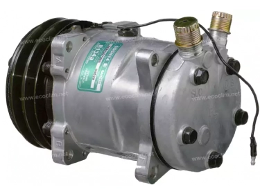 Compresseur Sanden Fixe R134a SD5H14 TYPE : SD5H14 | 00098254410 - 015946966 - 4130-01-594-6966 - 4130015946966 - 86508521 - AG518204 - SB.016S | 1201550 - 12015500 - 12015501 - 12015502 - 12015503 - 12015504 - 12015505 - 12015506 - 12015507 - 12015508 - 12015509 - 20-10186 - 4509 - 4509E - 4509F - 4510 - 4510E - 4510F - 509-422 - 5800025 - 6626 - 6626E - 6626F - 6664 - 6664E - 6664F - S4509 - S4510 - S6626 - S6664 - U4509 - U4510 - U6626 - U6664