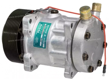 Compresor Sanden Caudal fijo R134a SD7H15 TYPE : SD7H15 | 03129547 - 3129547 | 20-08035 - 8035 - 8035E - 8035F - 8535 - 8535E - 8535F - C8807613 - CP040 - CP55402 - S8035 - S8535 - U8035 - U8535