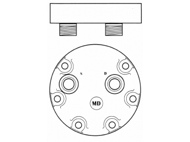 Compressor Sanden Fix R134a SD7H15 TYPE : SD7H15 | 709375A1 | 1012-14716 - 40405315 - 509-6394 - 8200 - 8200E - 8200F - CP226 - CP55407 - S8200 - U8200