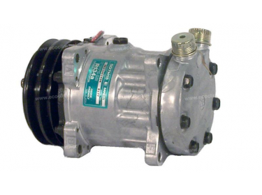 Compresseur Sanden Fixe R134a SD7H15 TYPE : SD7H15 | 47132887 | 017049 - 8177 - 8177E - 8177F - CP071 - S8177 - U8177