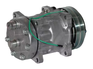 Compresseur Sanden Fixe R134a SD7H15 TYPE : SD7H15 | 19115-04750 - 1911504750 - 23103812 | 20-09976 - 4742 - 4742E - 4742F - 509-5502 - S4742 - U4742