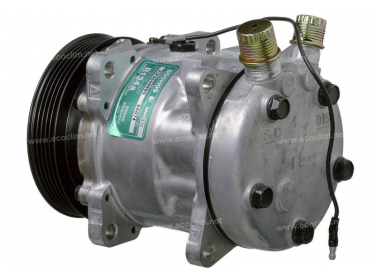 Compresseur Sanden Fixe R134a SD5H09 TYPE : SD5H09 |  | 40405103 - 5074 - 5074E - 5074F - S5074 - U5074