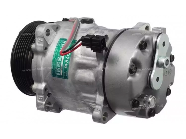 Kompressor Sanden Variabler SD7V16 TYPE : SD7V16 | 7D0820805B | 1144 - 1144E - 1144F - 1201766 - 12017660 - 12017661 - 12017662 - 12017663 - 12017664 - 12017665 - 12017666 - 12017667 - 12017668 - 12017669 - 58714 - S1144 - U1144