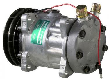 Compresseur Sanden Fixe R134a SD7H15 TYPE : SD7H15 | 313785900 | 1201564 - 4663 - 4663E - 4663F - S4663 - U4663