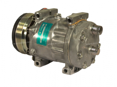 Compresseur Sanden Fixe R134a SD7H15 TYPE : SD7H15 | 87519620 | 101ZNH7008.O - 1201398 - 509-6392 - 8279 - 8279E - 8279F - CP55410 - S8279 - U8279