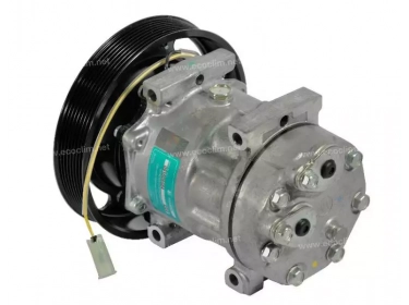 Compresseur Sanden Fixe R134a SD7H15 TYPE : SD7H15 | 20587125 - 82704531 - 84094705 - 85000458 | 20-04324 - 32700G - 40405292 - 4134 - 4134E - 4134F - 4324 - 4324E - 4324F - 4326 - 4326E - 4326F - 51-4324 - 6193 - 6193E - 6193F - 6195 - 6195E - 6195F - 92020188 - C8807687A - S4134 - S4324 - S4326 - S6193 - S6195 - U4134 - U4324 - U4326 - U6193 - U6195 - VLK053