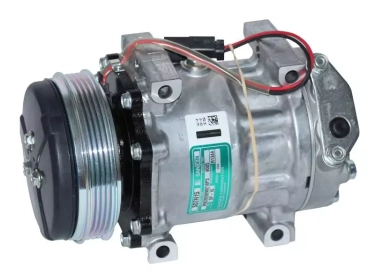 Compresseur Sanden Fixe R134a SD7H15 TYPE : SD7H15 | 333-2111 - 3332111 - 431-6427 - 4316427 | 1201086 - 12010860 - 12010861 - 12010862 - 12010863 - 12010864 - 12010865 - 12010866 - 12010867 - 12010868 - 12010869 - 4005 - 4005E - 4005F - S4005 - U4005
