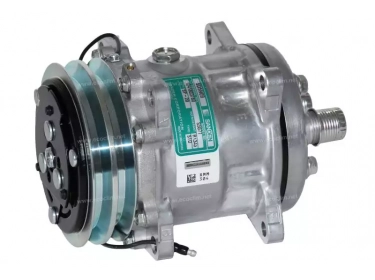 Compresseur Sanden Fixe R134a SD5H09 TYPE : SD5H09 | 6932227 | 101AA15020.O - 40405309 - 50-5077 - 5077 - 5077E - 5077F - S5077 - U5077