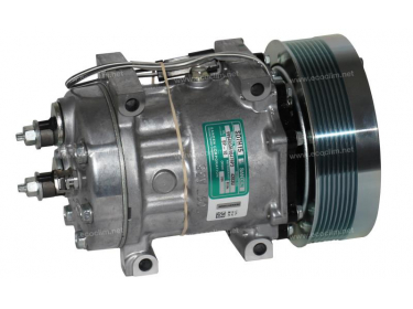 Compressor Sanden Fix R134a SD7H15 TYPE : SD7H15 | 3389099 - 7992180 | 20-04283 - 40405495 - 4126 - 4126E - 4126F - 4283 - 4283E - 4283F - 509-6485 - S4126 - S4283 - U4126 - U4283