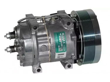 Kompressor Sanden Fest R134a SD7H15 TYPE : SD7H15 | 3389099 - 7992180 | 20-04283 - 40405495 - 4126 - 4126E - 4126F - 4283 - 4283E - 4283F - 509-6485 - S4126 - S4283 - U4126 - U4283