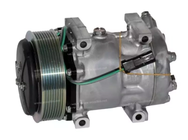 Compressor Sanden Fixa R134a SD7H15 COMP CATERPILLAR Model SD7H15 | 346-7454 - 3467454 - 372-9493 - 3729493 | 101ZCP1203.O - 20-06096 - 40405512 - 509-6429 - 51-6096 - 6077 - 6077E - 6077F - 6096 - 6096E - 6096F - S6077 - S6096 - U6077 - U6096