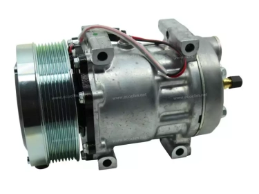 Compresseur Sanden Fixe R134a SD7H15 Type : SD7H15 R134a | 338-9098 - 3389098 - 424-0678 - 4240678 - 574635D1 | 4284 - 4284E - 4284F - 509-5812 - S4284 - U4284