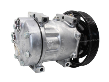 Compresseur Sanden Fixe R134a SD7H15 Type : SD7H15 | 6273 - 7478522418 - 7485030519 - 84472607 - 84591036 | 10-1305 - 40405292.1 - 6271 - 6271E - 6271F - S6271 - T651-10002 - U6271