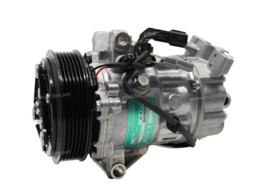 Compressor Sanden Variável SNE12 / SNC12 Type : SNC12 R1234yf | 926003514R - 926004536R - 926009126R | 101RE08435.O - 51-8866 - 8855 - 8855E - 8855F - 8861 - 8861E - 8861F - 8866 - 8866E - 8866F - S8855 - S8861 - S8866 - U8855 - U8861 - U8866