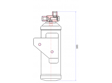 Filtre déshydrateur Déshydrateur OEM  PRISE DE PRESSION : MALE | AWR1374 | 1211042 - 33960 - 509690 - DE19001
