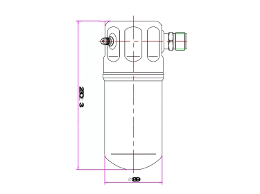 Filtre déshydrateur Déshydrateur OEM   |  | 137.40143 - 33827 - 37-23419 - 7006311 - VOD105