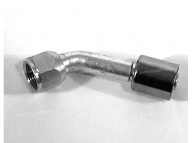 Koppeling Alu krimpfitting - gereduceerde dia. 45° FEMELLE FLARE |  |