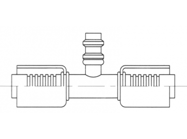 Anschluss Aluminium standard fitting Druckentnahme PRISE DE PRESSION R134a |  | 14946 - 35-B6101-3