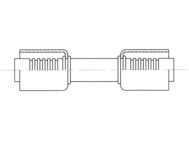 Anschluss Aluminium standard fitting Hülse MANCHON A SERTIR |  |