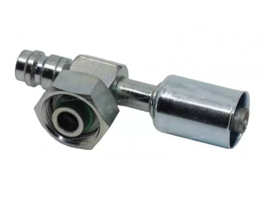 Koppeling Stalen krimpfitting - gereduceerde dia. 90° FEMELLE ORING 1'' + PP R134a |  |