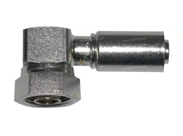Koppeling Stalen krimpfitting - gereduceerde dia. 90° FEMELLE ORING 1'' COURT |  |