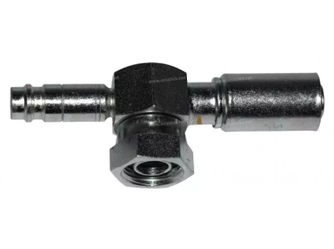 Koppeling Stalen krimpfitting - gereduceerde dia. 90° 90° FEMELLE M10 PP 1234yf |  |