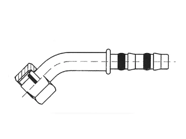 Anschluss Frigoclic 45° FEMELLE ORING |  |