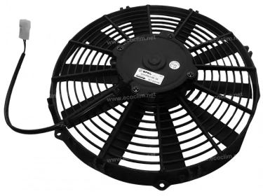 Ventilateur Aspirant 12V Pale : Ø330 SPAL - Ø = 330 - EPAIS = 62.1 | 332/L1717 - 332L1717 | 30101507 - 30315081 - VA13AP51C35A