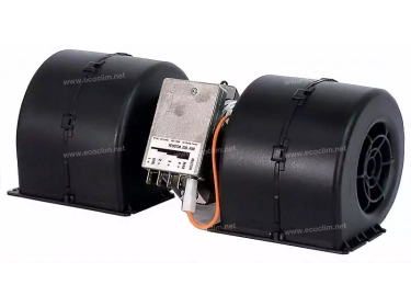 Luchtverdeler Dubbele turbine ventilator 12V 4 VITESSES | 5169010007 - 5436662028 | 008A4602 - 30003142