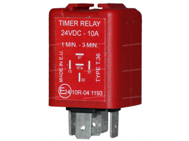 Electric component Relay TEMPO 24V PREREG 60 ON/180 OFF |  |