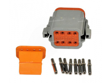 elektrisches Bauelement DEUTSCH Stecker Kit 8 VOIES DT06-8S |  |